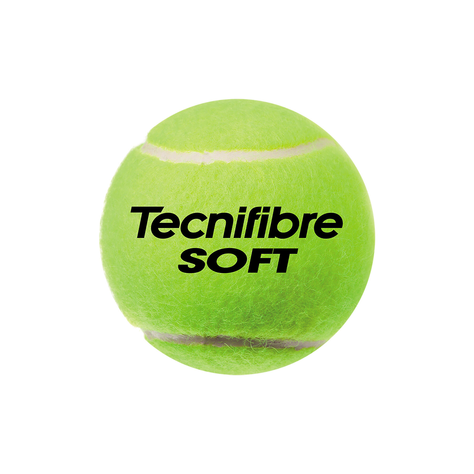 Soft top tennis ball