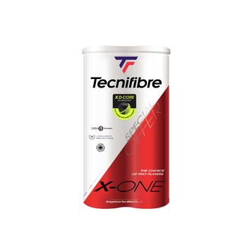 X-ONE : BOX OF 18 BI DE TUBES OF 4 TENNIS BALLS