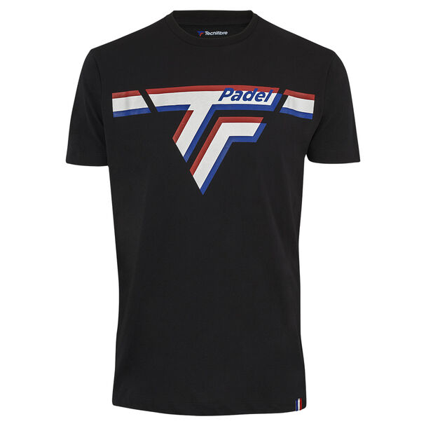 PADEL TEE BLACK image number 0