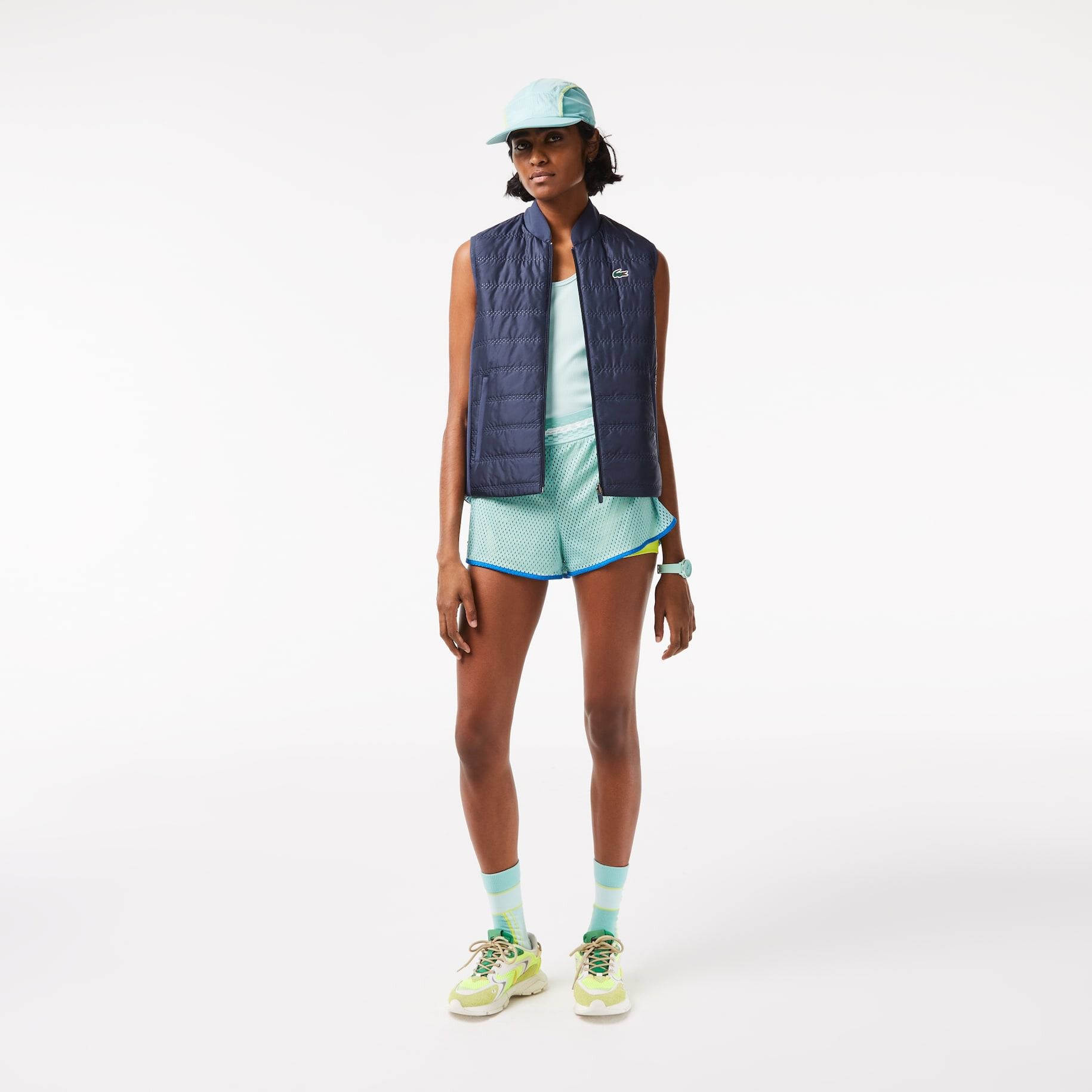 Doudoune sans sales manche golf femme