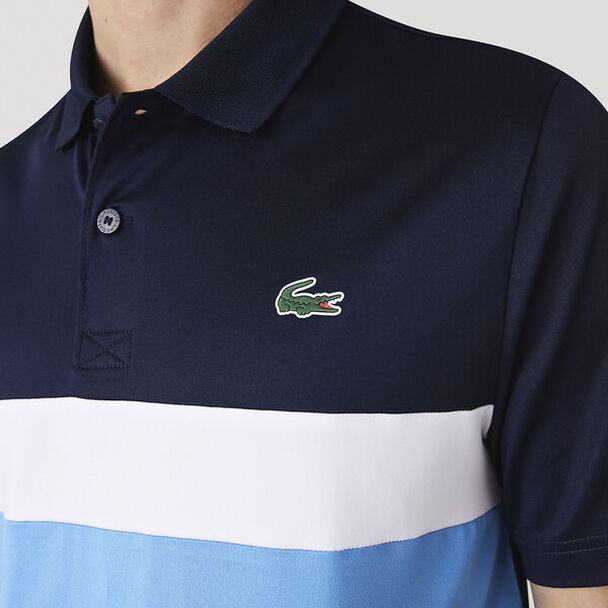 Polo homme Golf avec rayures tricolores