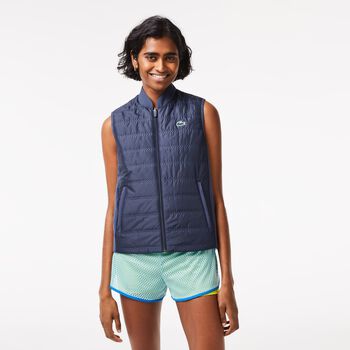 Doudoune sans manche réversible femme Golf Marine/Vert