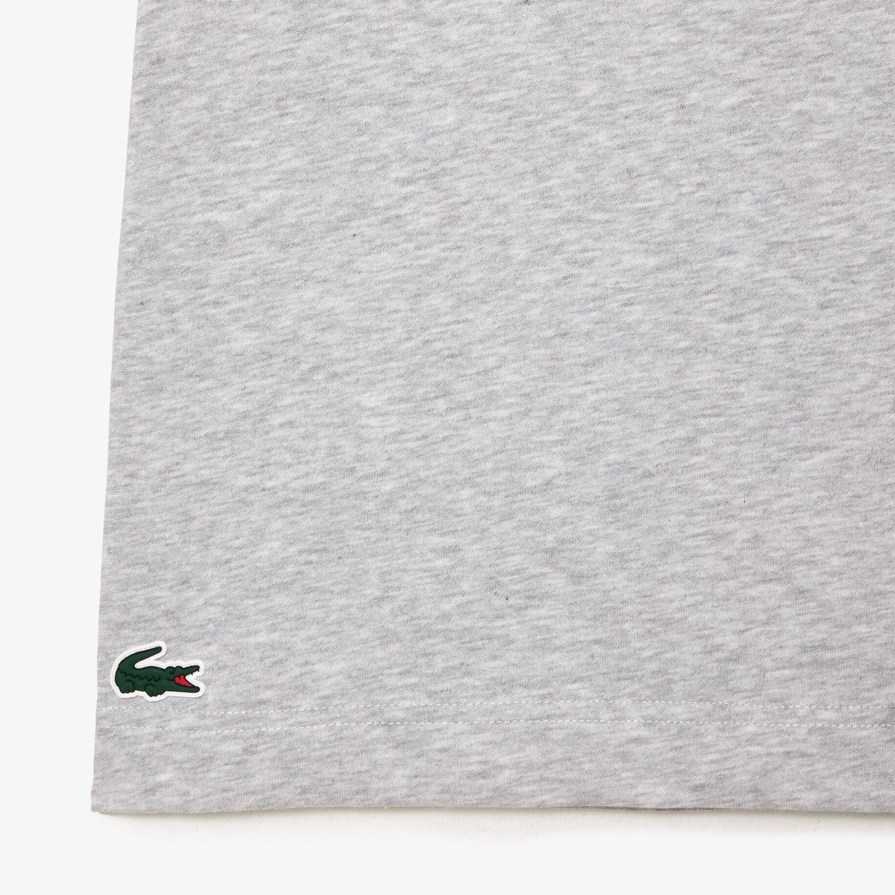 Tee shirt outlet lacoste homme gris